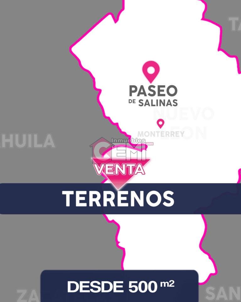 Terrenos en venta, paseo de salinas, salinas victoria, nuevo leon. terrenos en remate, terreno para quinta, fraccionamiento privado con servicios, terreno campestre
